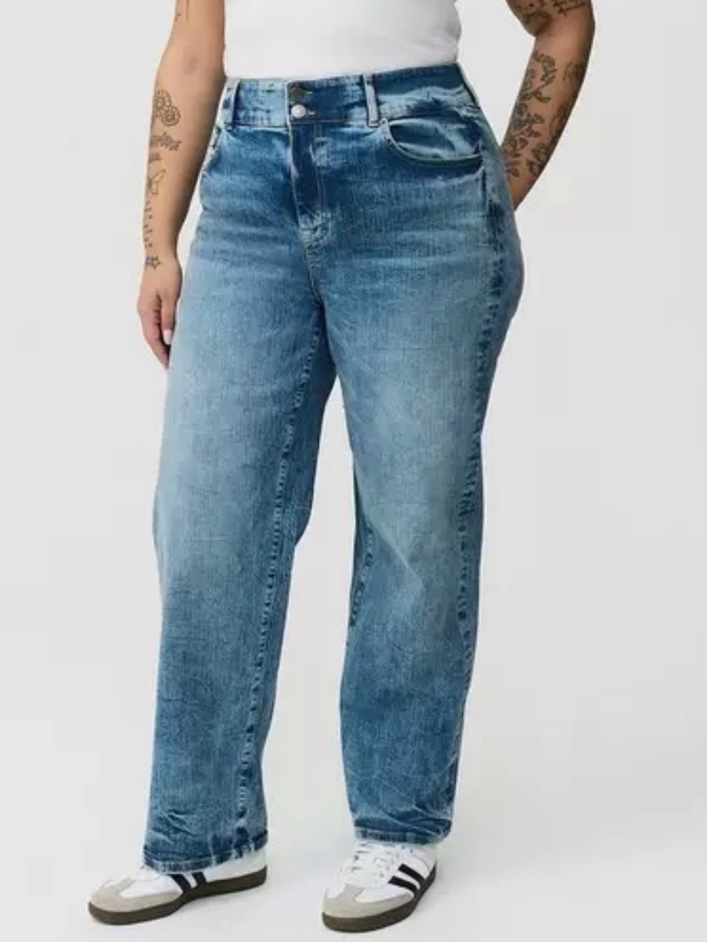 Torrid high rise 90's Medium Blue Straight-Leg Jeans